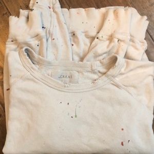 ISO this particular THE GREAT paint splatter sweatshirt